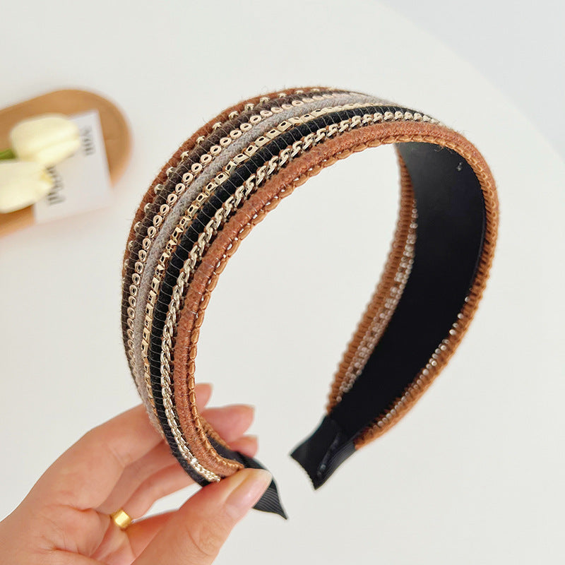 Diademas Anudadas De Impresión Simple al por mayor